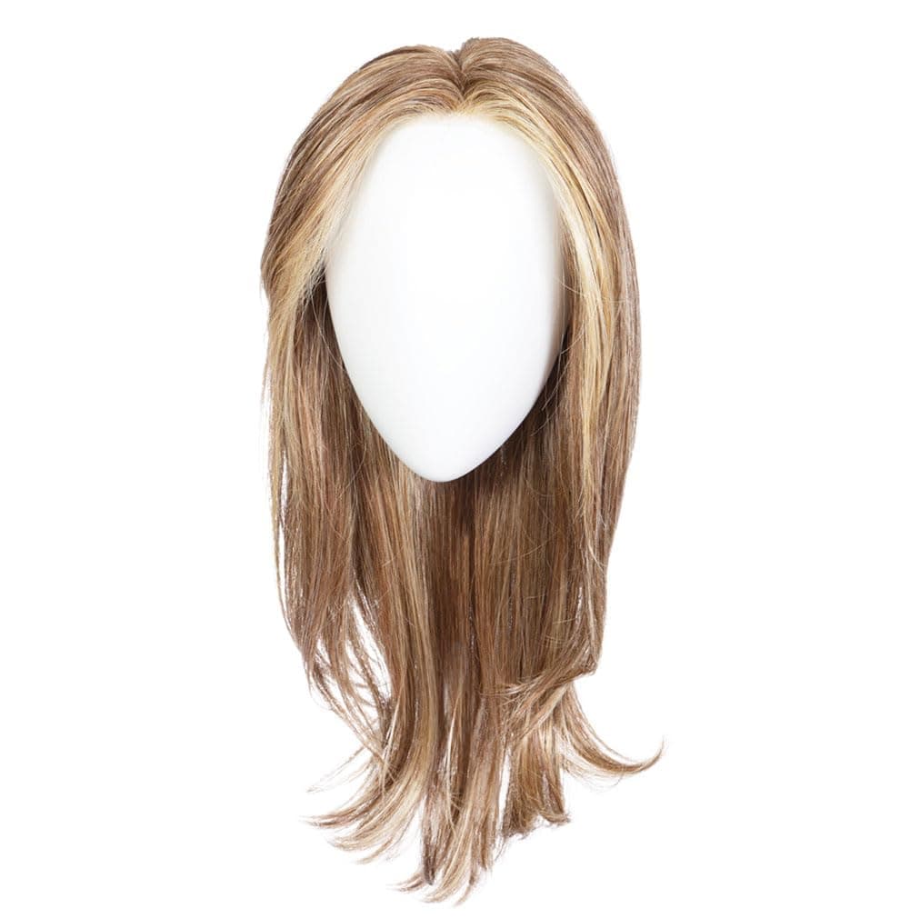 Hair u wear Raquel Welch Dress Rehearsal - Peluca larga con capas emplumadas y base hand-tied, Petite Average, RL19/23 Biscuit