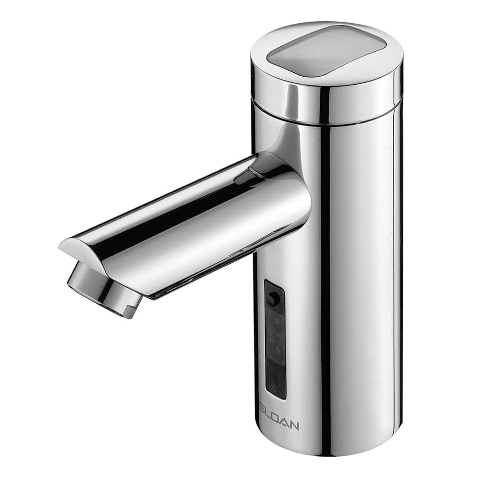 Sloan Optima EAF-275 Grifo Sensor Solar Touch-Free 0.5GPM Deck-Mounted Pulido Chrome