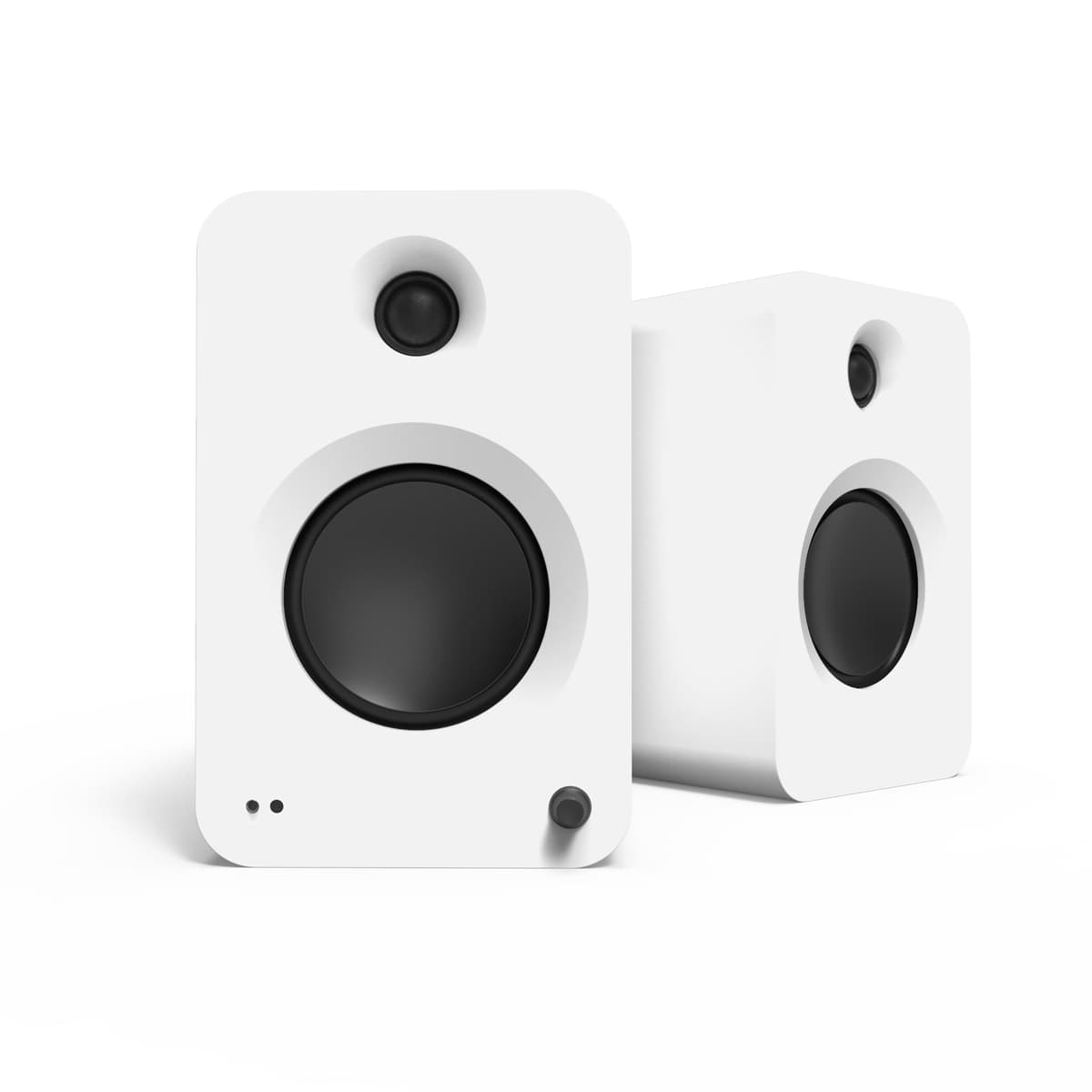 Kanto REN 200W Powered Speaker System con HDMI ARC para TV y Home Theater | USB-C y Bluetooth 5.3 | Filtros High/Low | Par | Blanco Mate RENMW