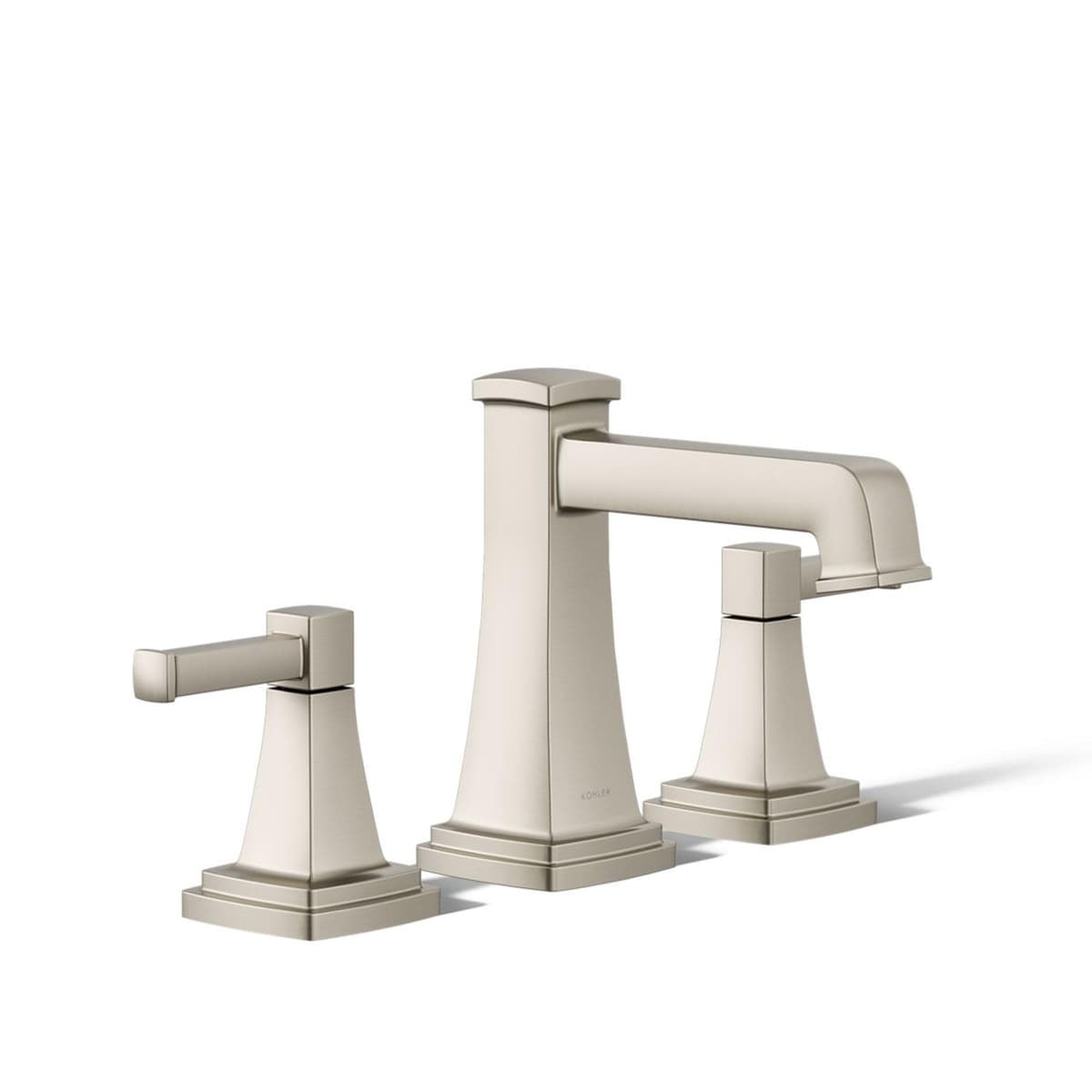 KOHLER Riff Grifo de Lavabo Widespread de 3 piezas, 27399-4K-BN