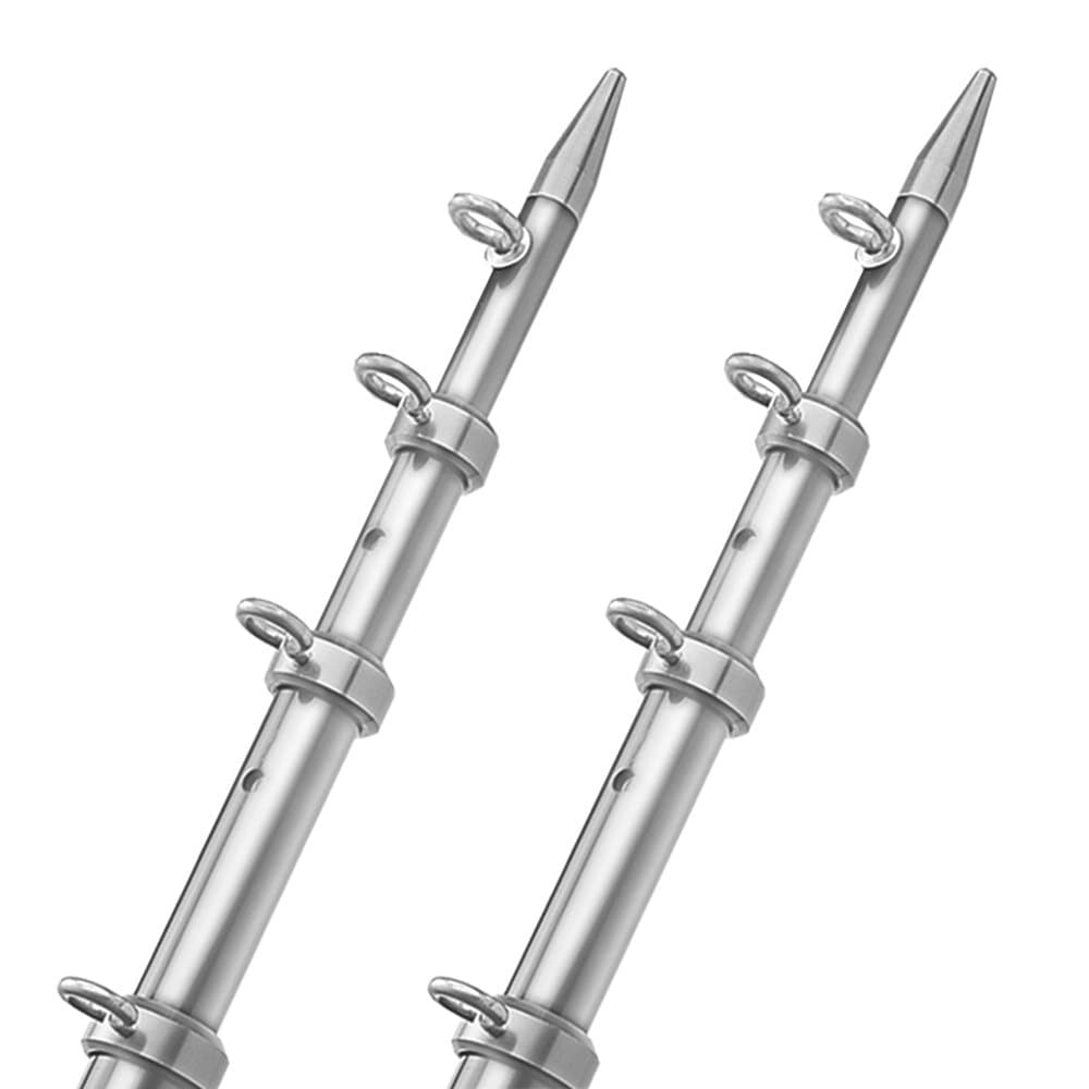 TACO Marine OT-0542VEL15-HD pértiga tele-outrigger aluminio 1-1/2" x 15'