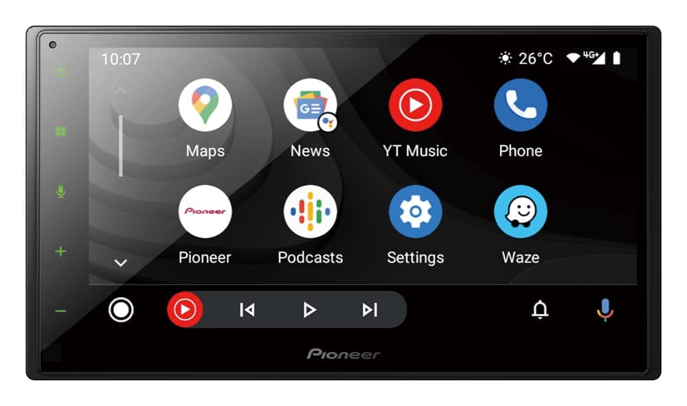 Pioneer SPH-DA360DAB-AN - Receptor multimedia 2 DIN, pantalla táctil capacitiva de 6.8", con Wi-Fi, Apple CarPlay, Android Auto y DAB+, incluye antena DAB