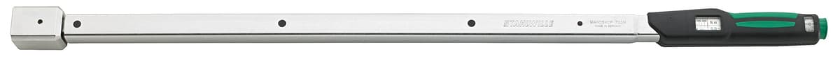 Stahlwille 50181040 Llave de Torque con Montura para Herramientas Insertables, Tipo Click con Señal de Parada Dual, Ajuste Rápido y Preciso, Doble Escala de Fácil Lectura y Mango Ergonómico, Tamaño de Montura 14x18 mm, 80-400 N.m