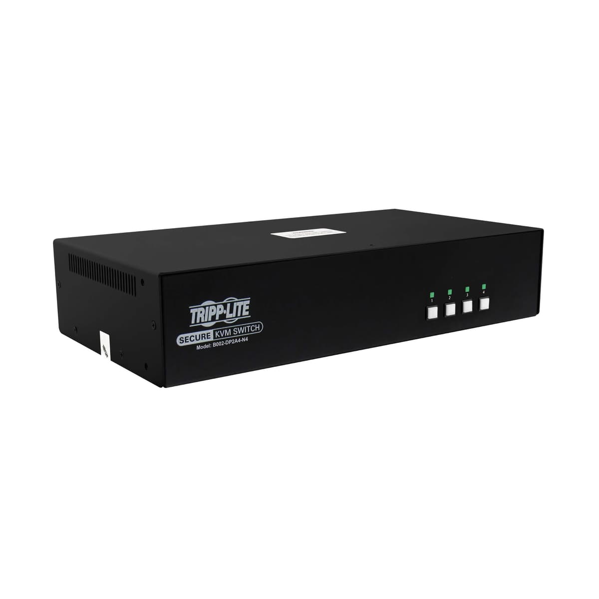 Tripp Lite KVM Seguro 4-Port DisplayPort NIAP PP4.0, 4K@30Hz, TAA B002-DP1A4-N4