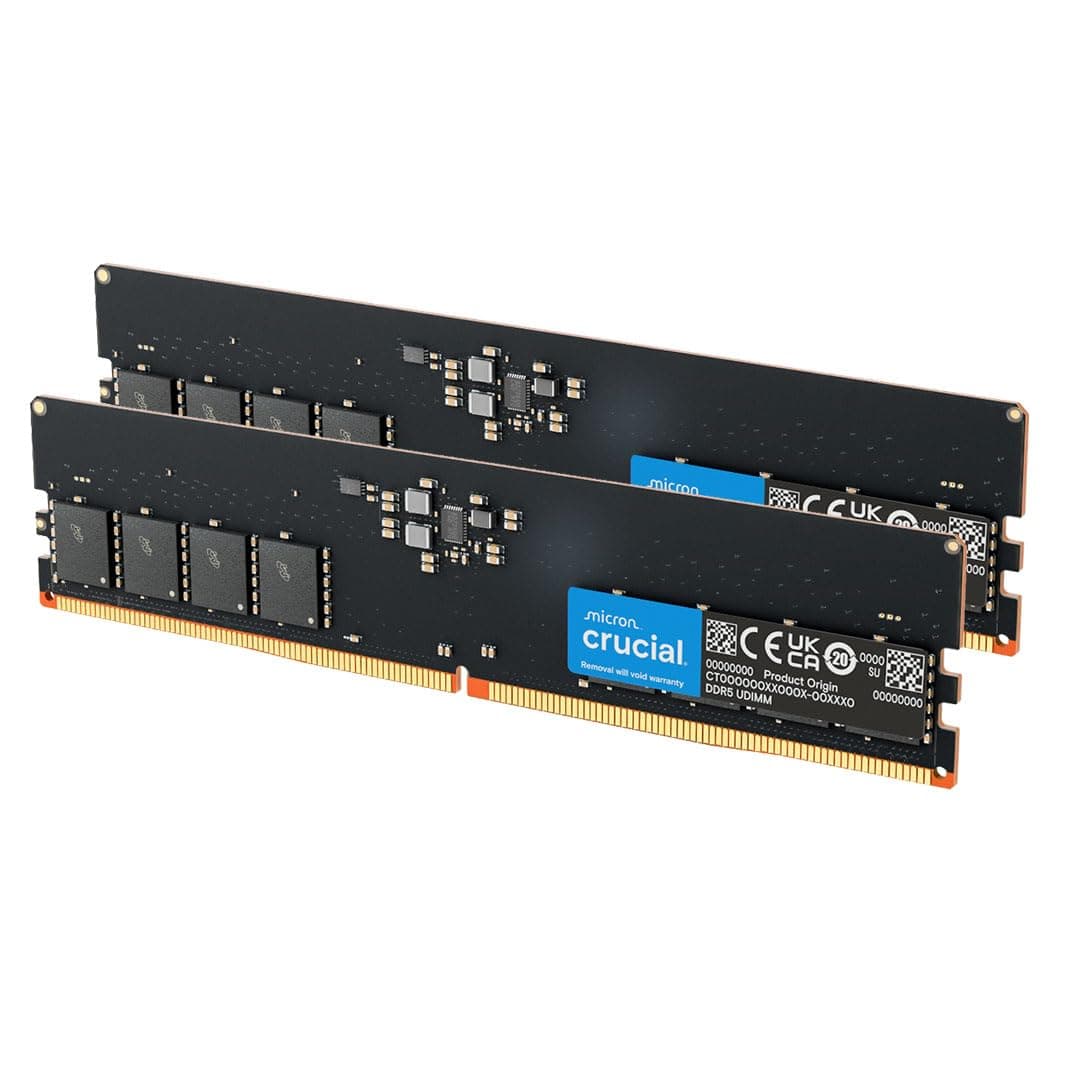 Crucial 128GB Kit (2x64GB) DDR5 5600MHz UDIMM CT2K64G56C46U5