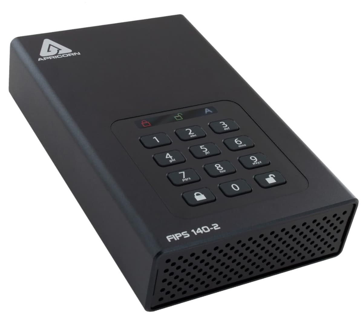 Apricorn Aegis Desktop Padlock de 8 TB, Disco Duro Encriptado con Cifrado de 256 bits Validado FIPS 140-2 (ADT-3PL256F-8000)