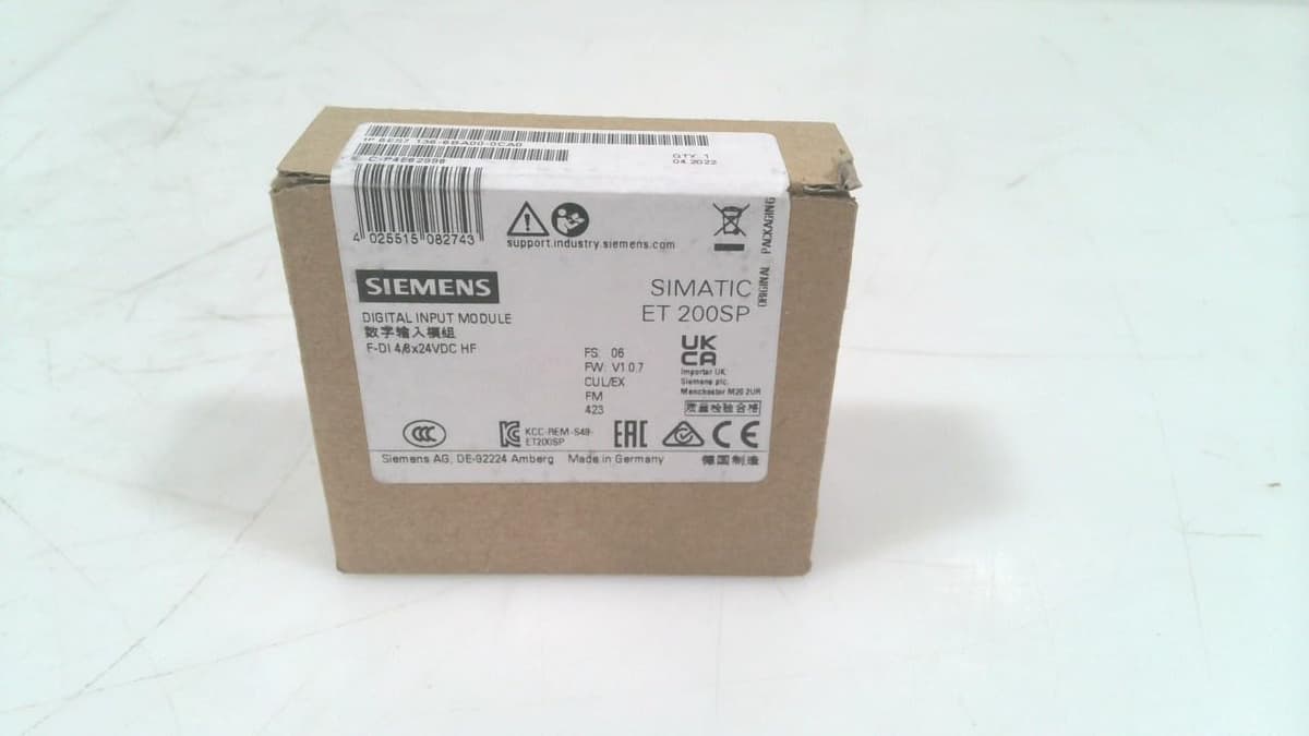 Siemens 6ES7 136-6BA00-0CA0 módulo de entradas digitales SIMATIC DP 8x24 VDC