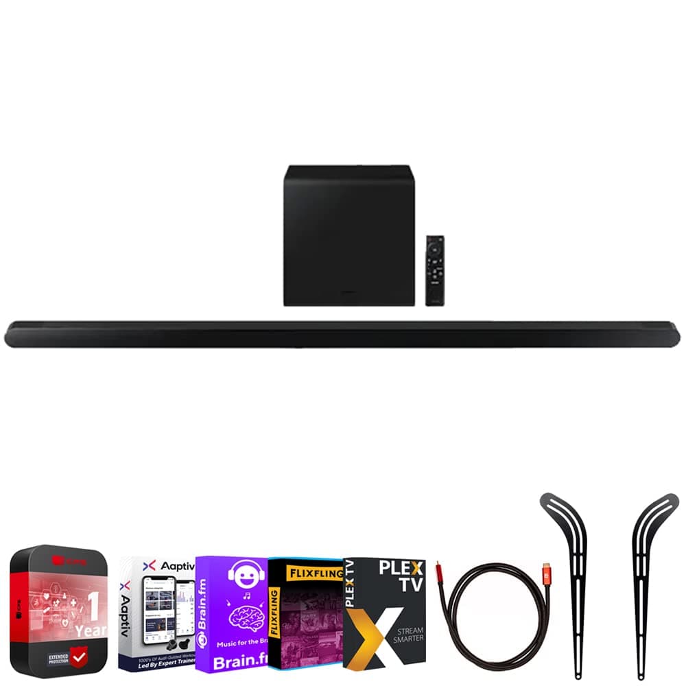 Samsung HW-S800B Soundbar 3.2.1ch con Dolby Atmos DTS:X (2022) - paquete con protección y accesorios E90SAMHWS800B