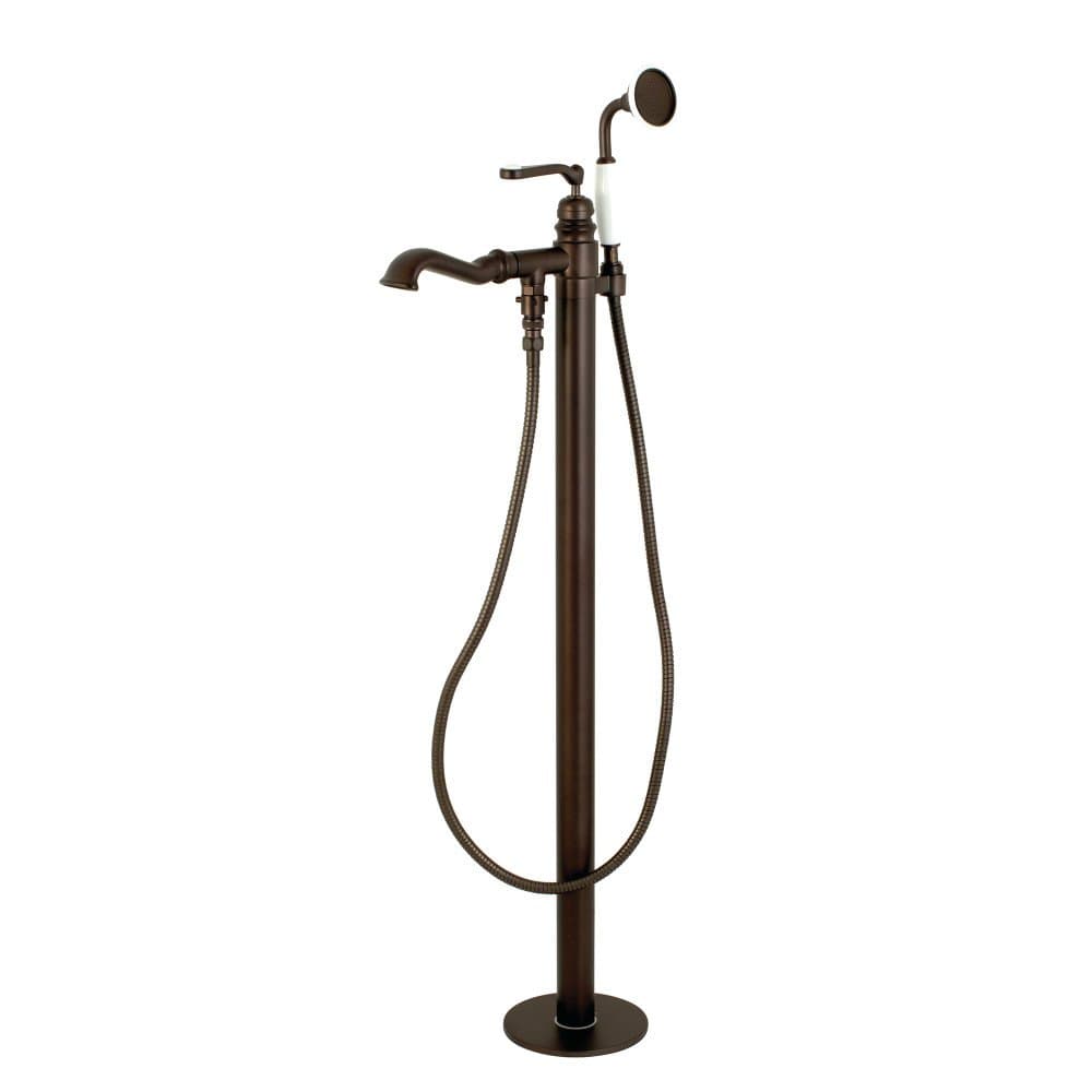 Kingston Brass KS7015RL Royale Freestanding Tub Faucet with Hand Shower Oil Rubbed Bronze