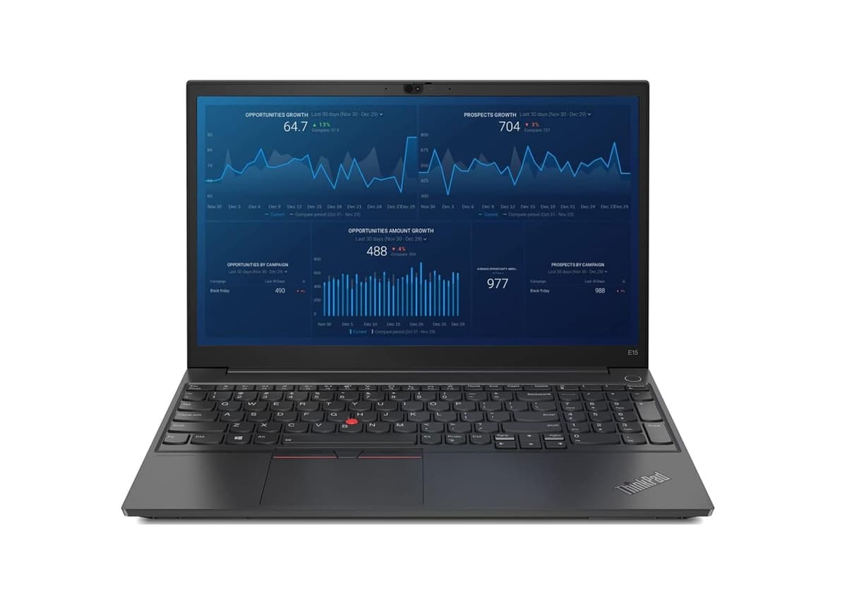 Lenovo ThinkPad E15 Gen 3 AMD Laptop | 1920x1080 FHD | Ryzen 5-5500U - SSD de 1 TB - 24 GB de RAM | 6 núcleos @ 4.0 GHz Win 11 Pro (Reacondicionado) ThinkPad E15 Gen 3 AMD Laptop-cr