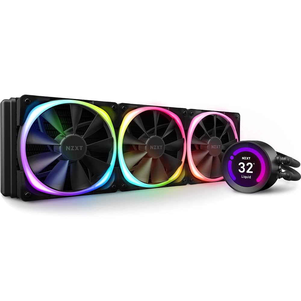 NZXT Kraken Z73 RGB Negro - Enfriador Líquido con Pantalla LCD RL-KRZ73-R1
