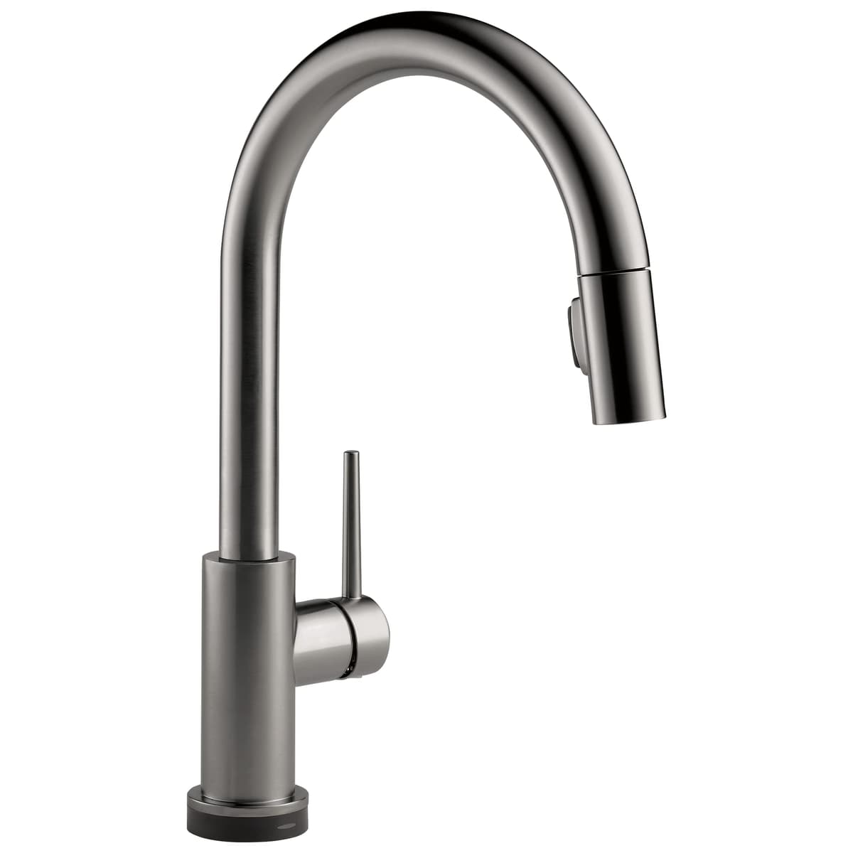 Delta Trinsic VoiceIQ - Grifo de cocina touchless con rociador extraíble, Black Stainless 9159TV-KS-DST