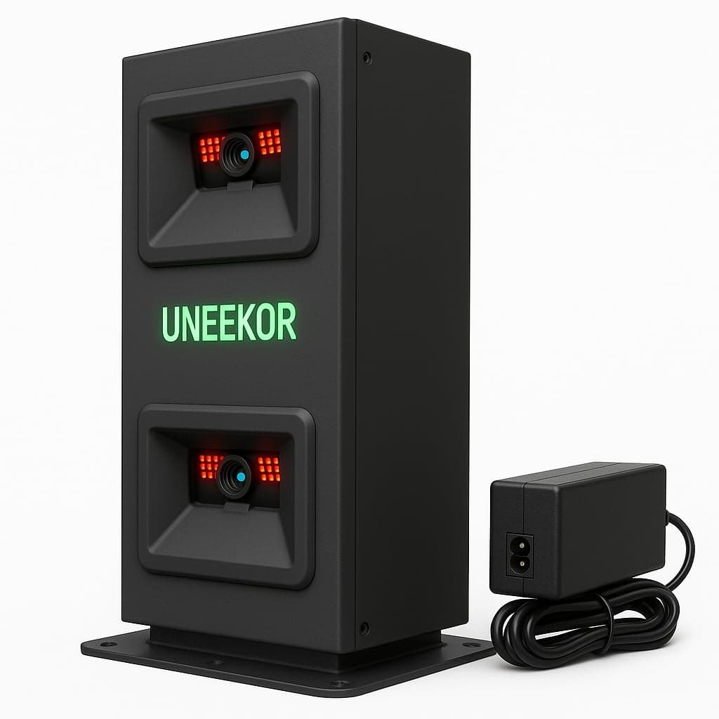 Uneekor Eye MINI LITE Monitor de lanzamiento de golf interior y simulador - 19 métricas