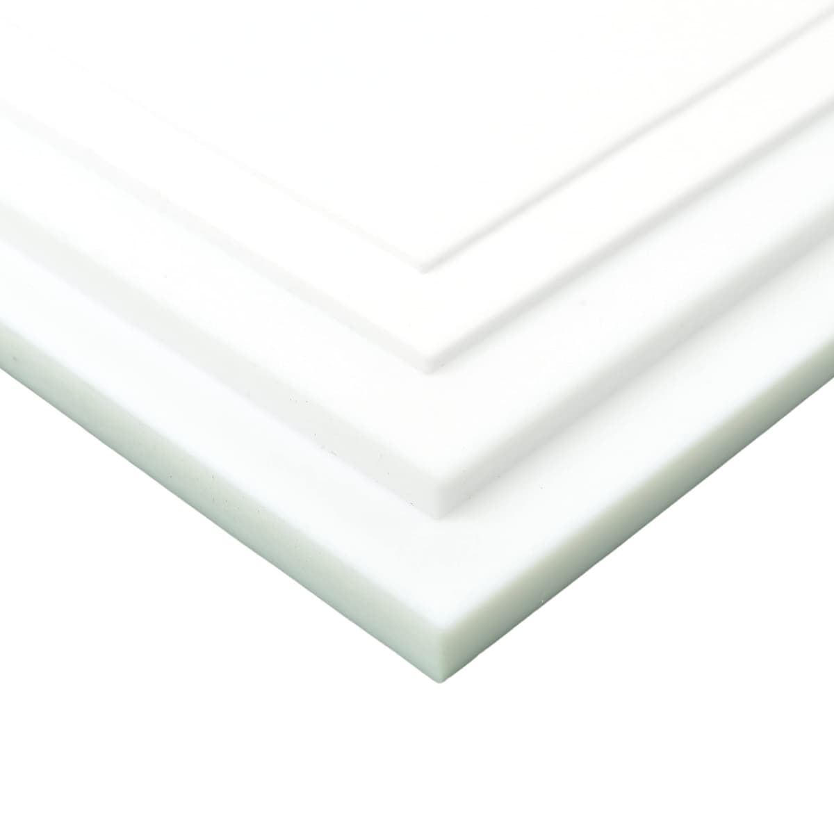 BuyPlastic Lámina de Teflón PTFE Natural Blanca 1/2" - 23.75 x 35.75 in PLA-000027-55