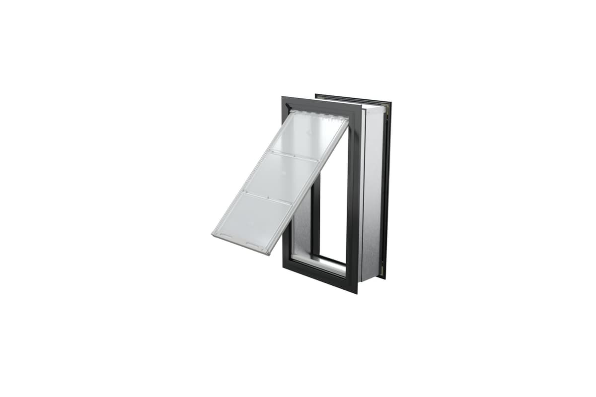 Puerta para Mascotas Endura Flap para Paredes en Negro 04EF-A40XL-1B_XL