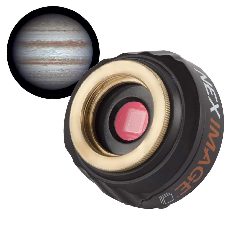 Celestron NexImage Burst - Cámara de astronomía a color para luna y planetas - Cámara de 10 MP para astrofotografía de alta resolución - Sensor CMOS MT9J003 ultra sensible 93708