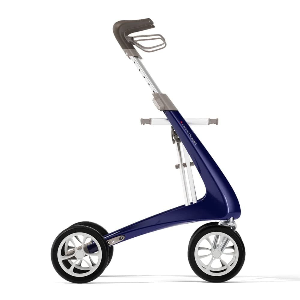 byACRE Rollator ultraligero de carbono 10.6 lbs - Royal Blue, Compact Track SB-122
