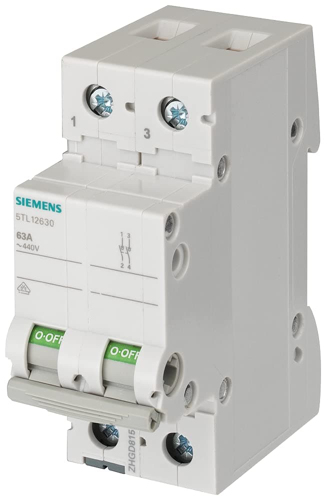 5TL1291-0 SIEMENS Seccionador doble 100A