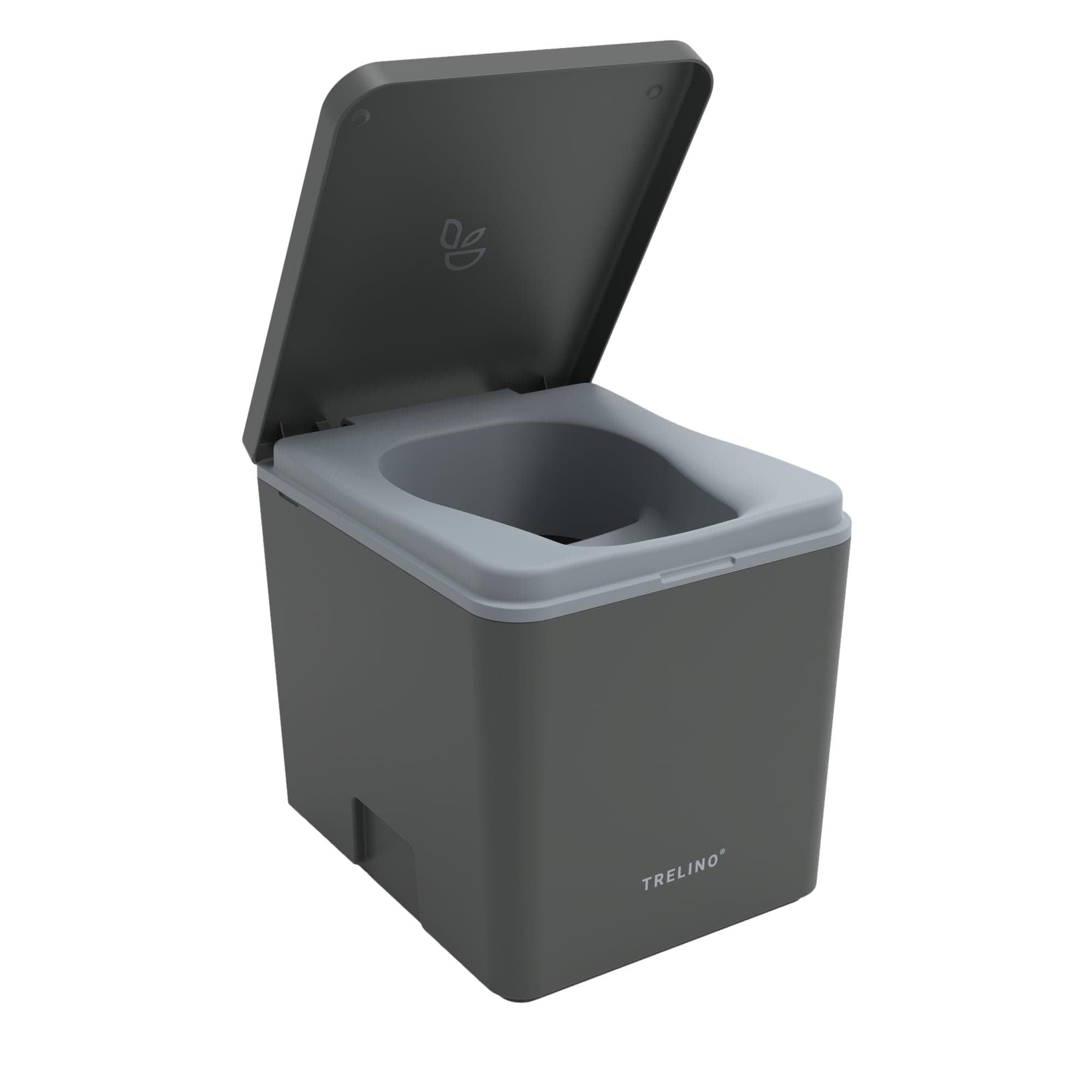 TRELINO Evo M inodoro compostable portátil gris, sin olor para camping