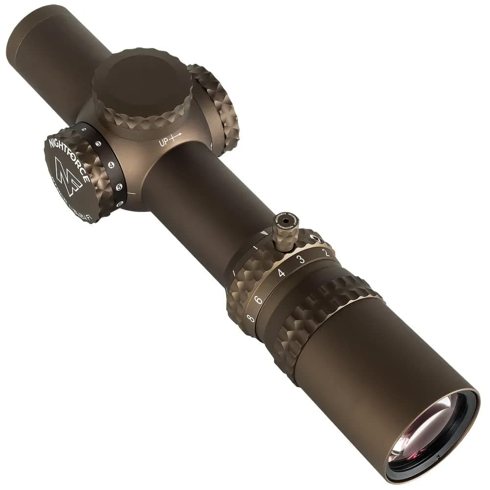 Nightforce ATACR 1-8×24mm F1 FFP con retícula FC-DMX y tubo de 34mm - Dark Earth C672