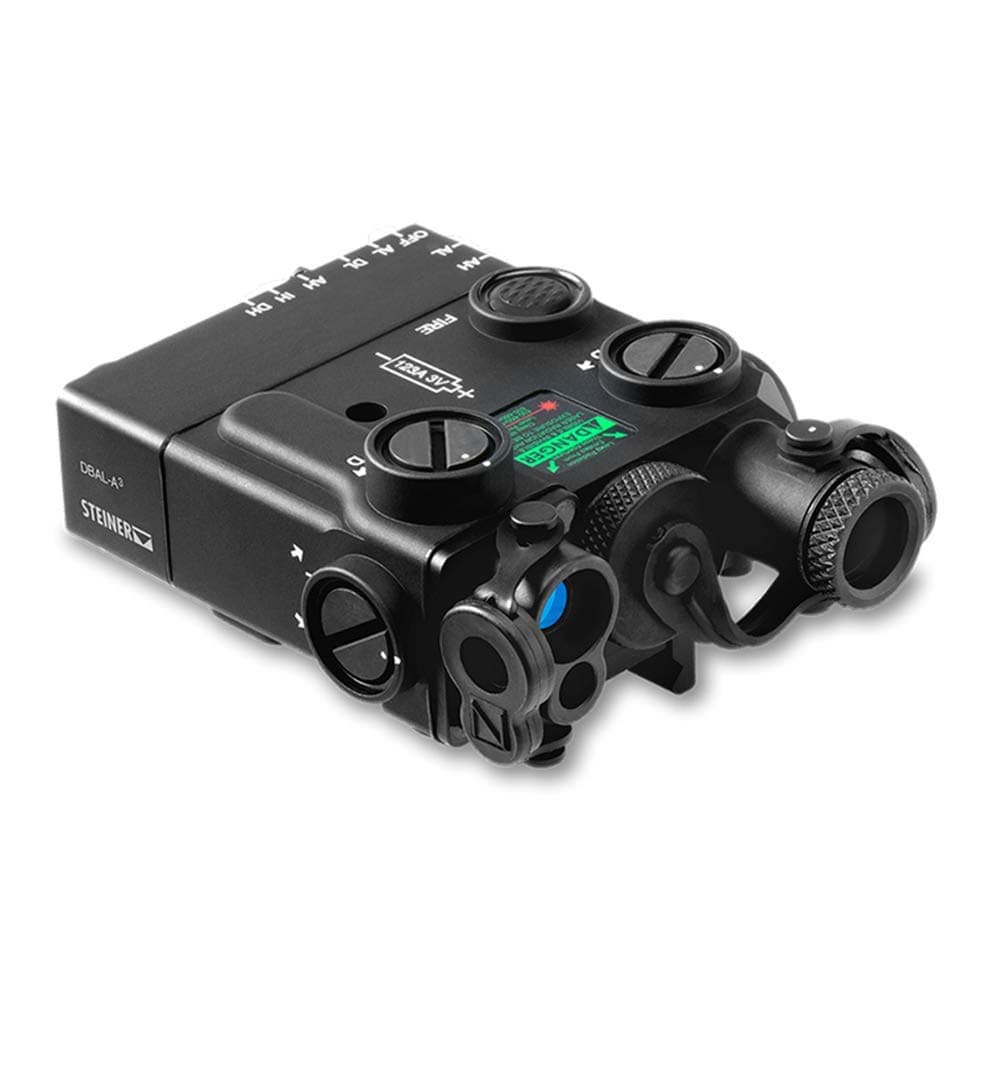 Steiner eOptics DBAL-A3 Láser táctico dual con iluminación IR y visible, verde 9008
