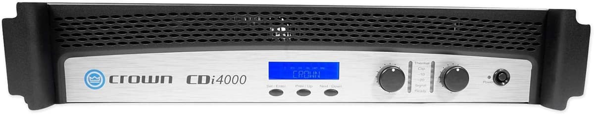 Crown CDi 4000 Two-Channel, 1200W @ 4Ω, 70V/140V Power Amplifier