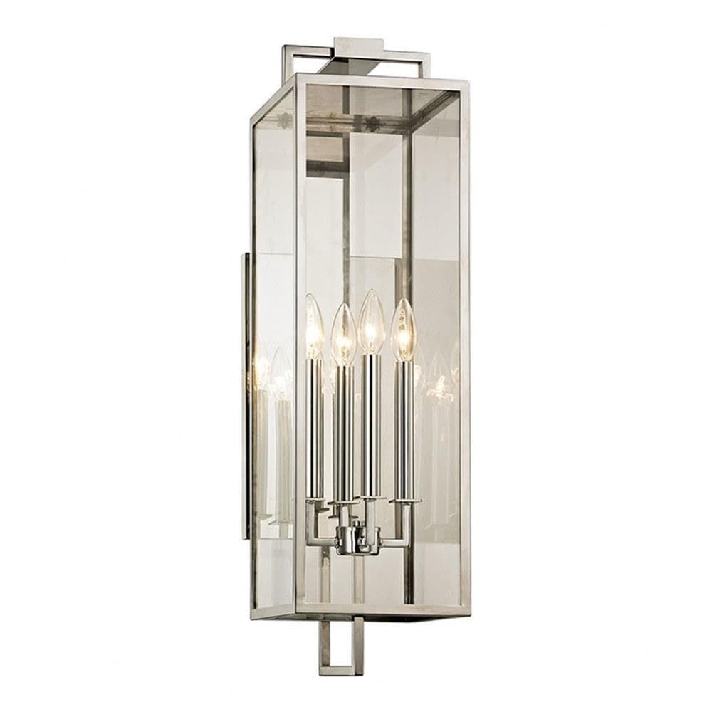 Troy Lighting B6533 Beckham Lámpara de Pared Exterior 4 Luces Acero Inoxidable