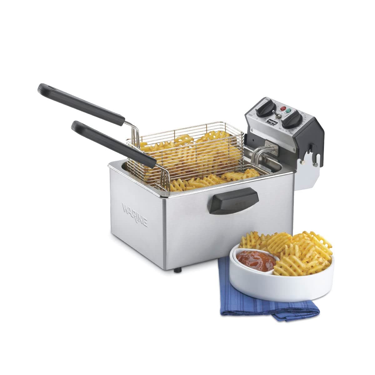 Waring WDF75B Freidora eléctrica de mesada compacta 208 V, 8.5 lb