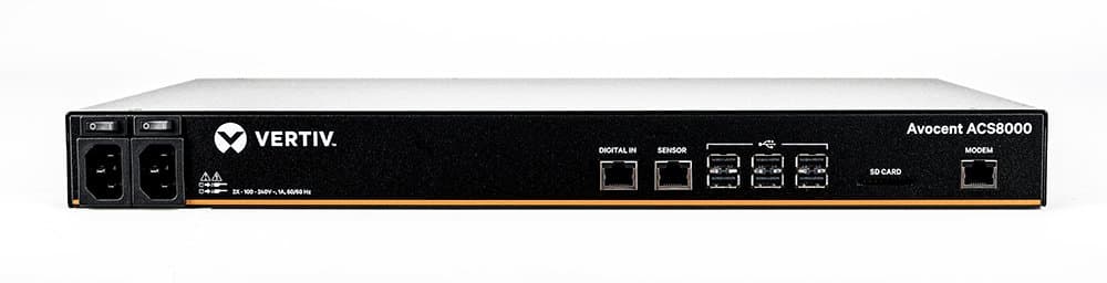Avocent ACS8008MDAC-400 ACS8000 Consola Serie 8 Puertos con Módem Analógico y Fuente Doble AC