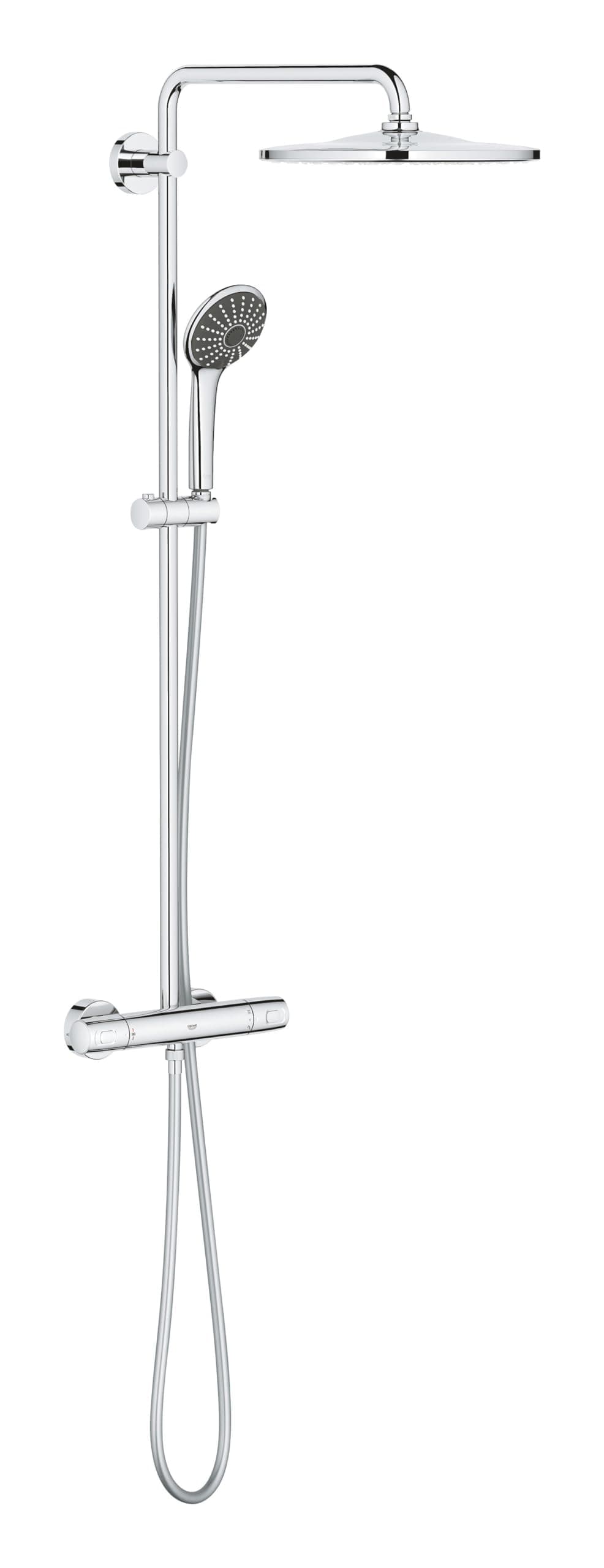 GROHE Vitalio Joy XXL 310 Sistema de Ducha Termostático con Cabezal de 31 cm, Cromado, 26400001