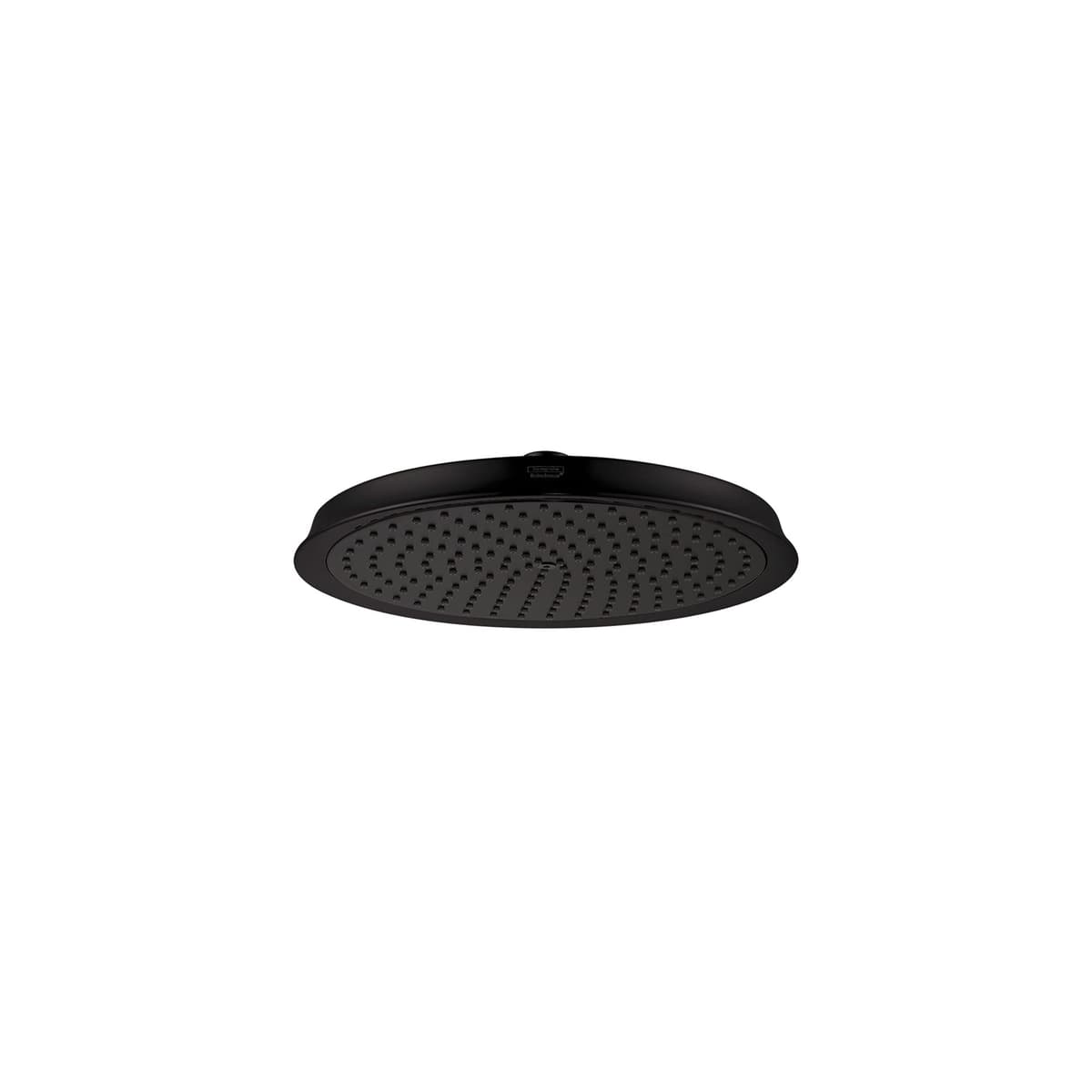 hansgrohe Cabezal de ducha Raindance Classic de 11 pulgadas - Rociador en negro mate, 26920671