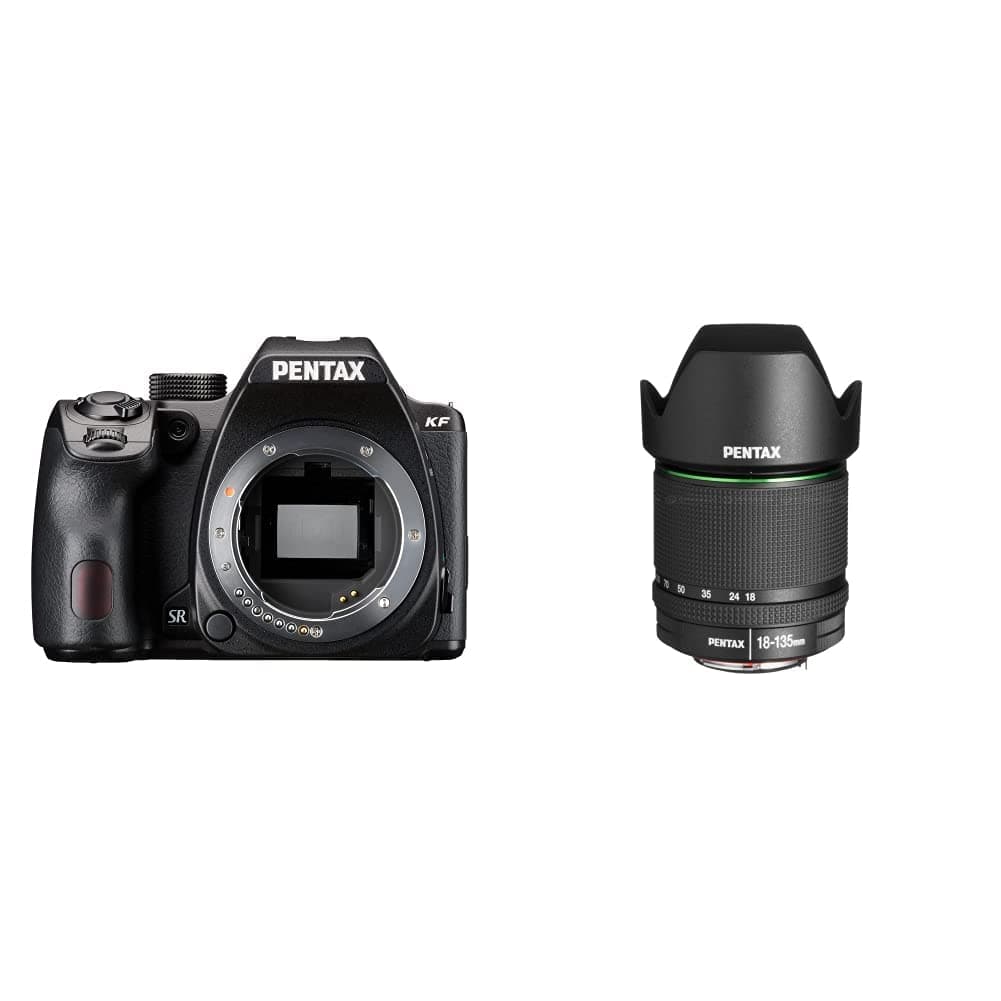 Cuerpo negro KF con smc Pentax DA 18-135mm RM