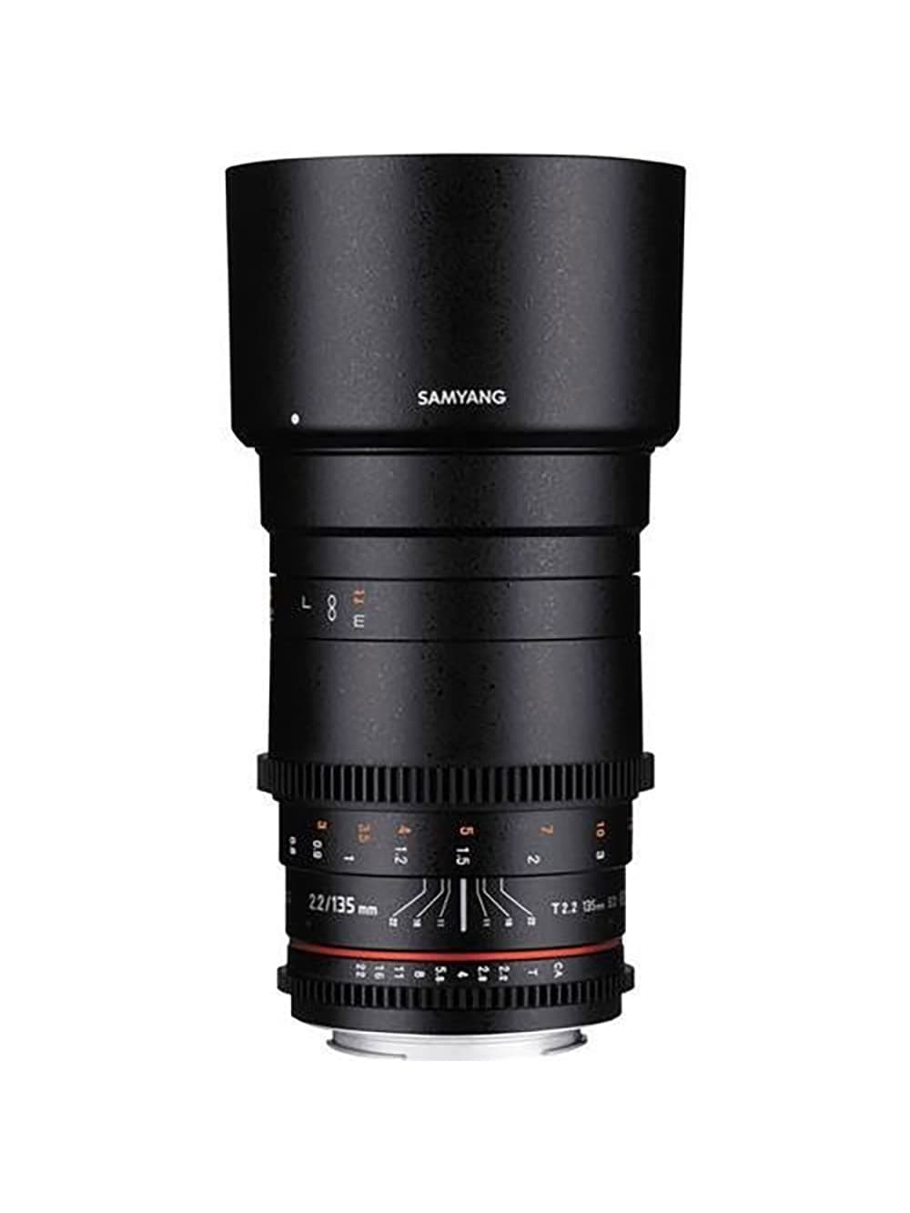 Samyang SYDS135M-NEX VDSLR II 135mm T2.2 Lente telefoto cine para Sony E