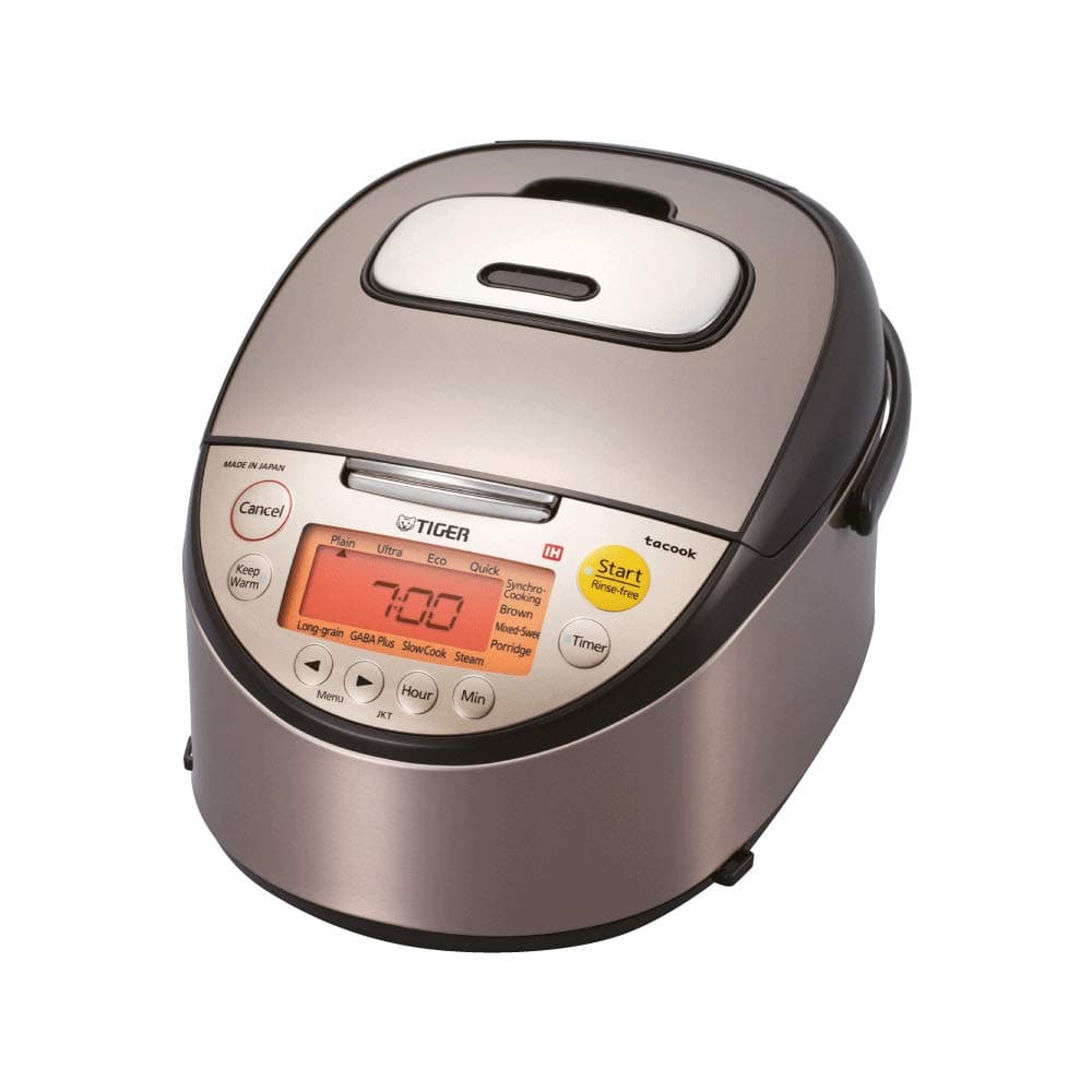 Olla Tiger JKT-S18A para cocinar por inducción - 10 tazas, fabricada en Japón