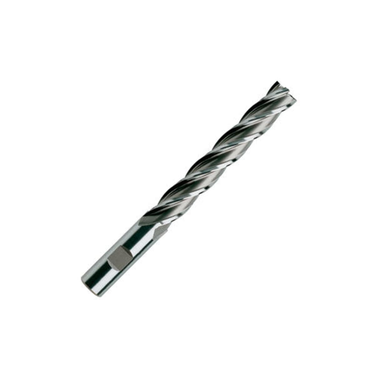 YG-1 E2175 Cobalt Steel Square Nose End Mill Extra Long Reach Weldon Shank 6 flautas 30° hélice Uncoated 1.5" diámetro 10.5" largo total 09462