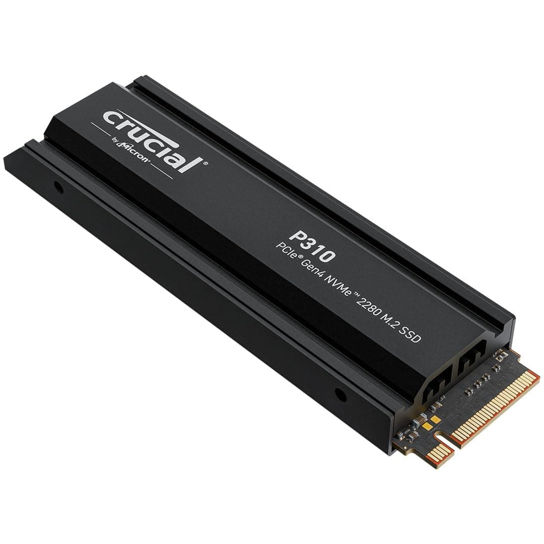 Crucial P310 2280 4TB PCIe Gen4 NVMe SSD con Disipador - CT4000P310SSD5-01
