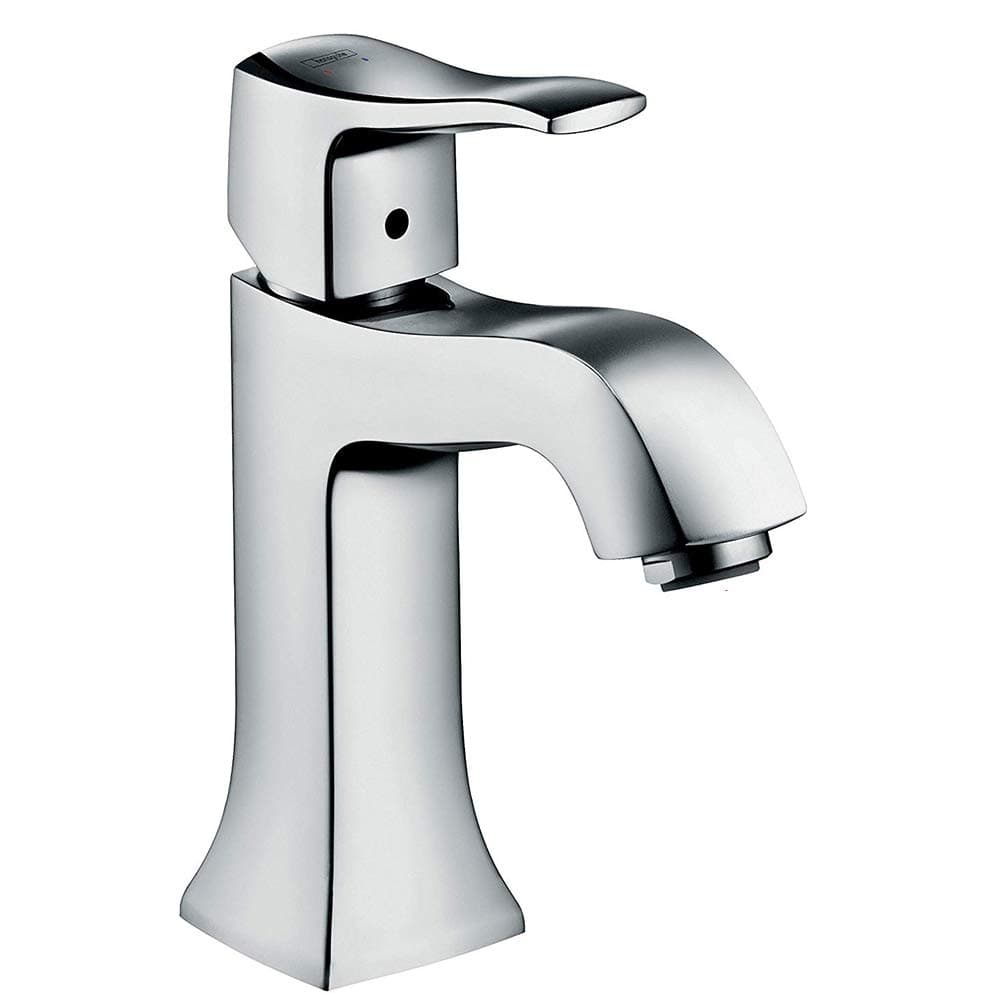 hansgrohe Metris Classic 31077000 Grifería para Lavabo, Cromo, Sin Válvula de Desagüe