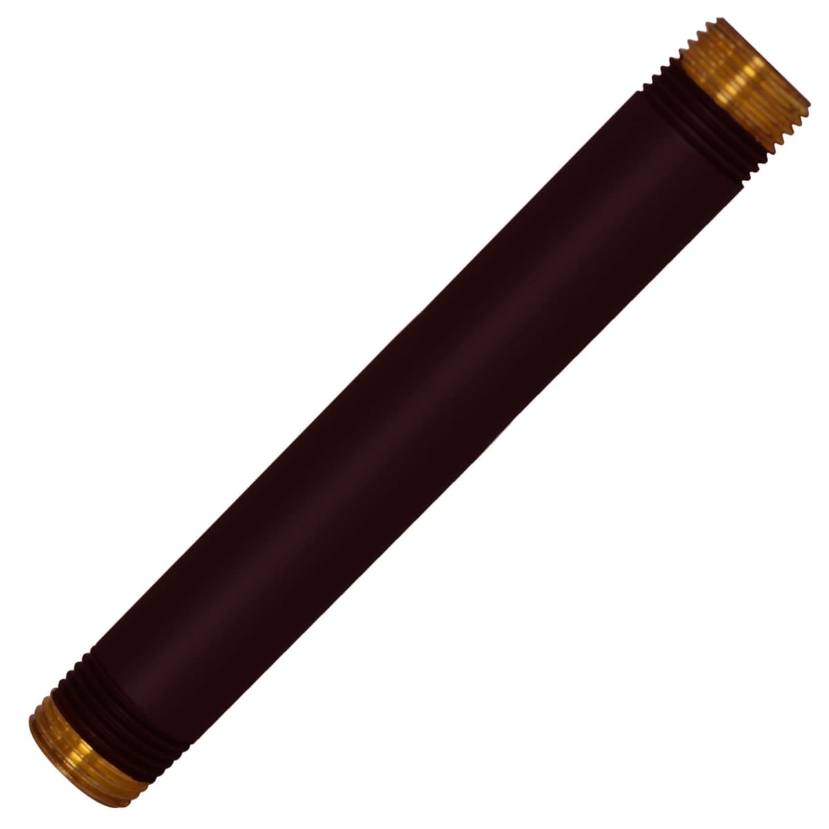 Westbrass D12106-50-12 ½” x 6" IPS Pipe Nipple de latón, Oil Rubbed Bronze (50-Pack)