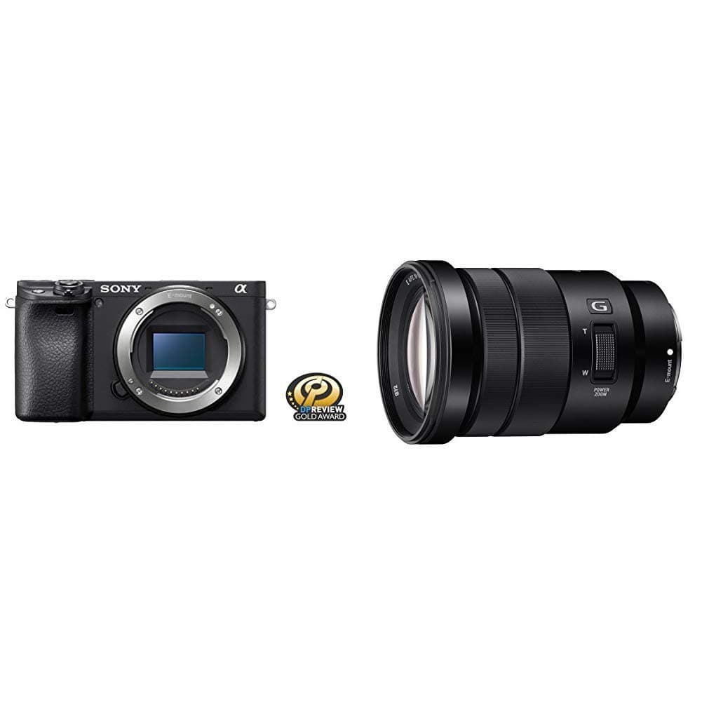 Sony Alpha a6400 + Sony E PZ 18-105mm F4 G OSS - Kit con lente estabilizada ILCE6400M/B