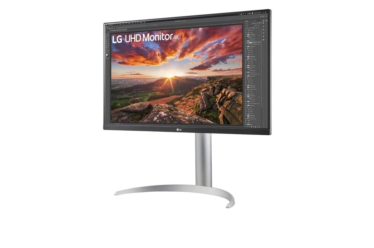 LG Ultrafine 27UP850K-W Monitor para PC 27" 4K - Panel IPS UHD (3840 x 2160), 5 ms GtG 60 Hz, DisplayHDR 400, DCI-P3 95% (CIE1976), Modo Lectura, Inclinable, Ajuste de Altura 27UP850K-W.AEU
