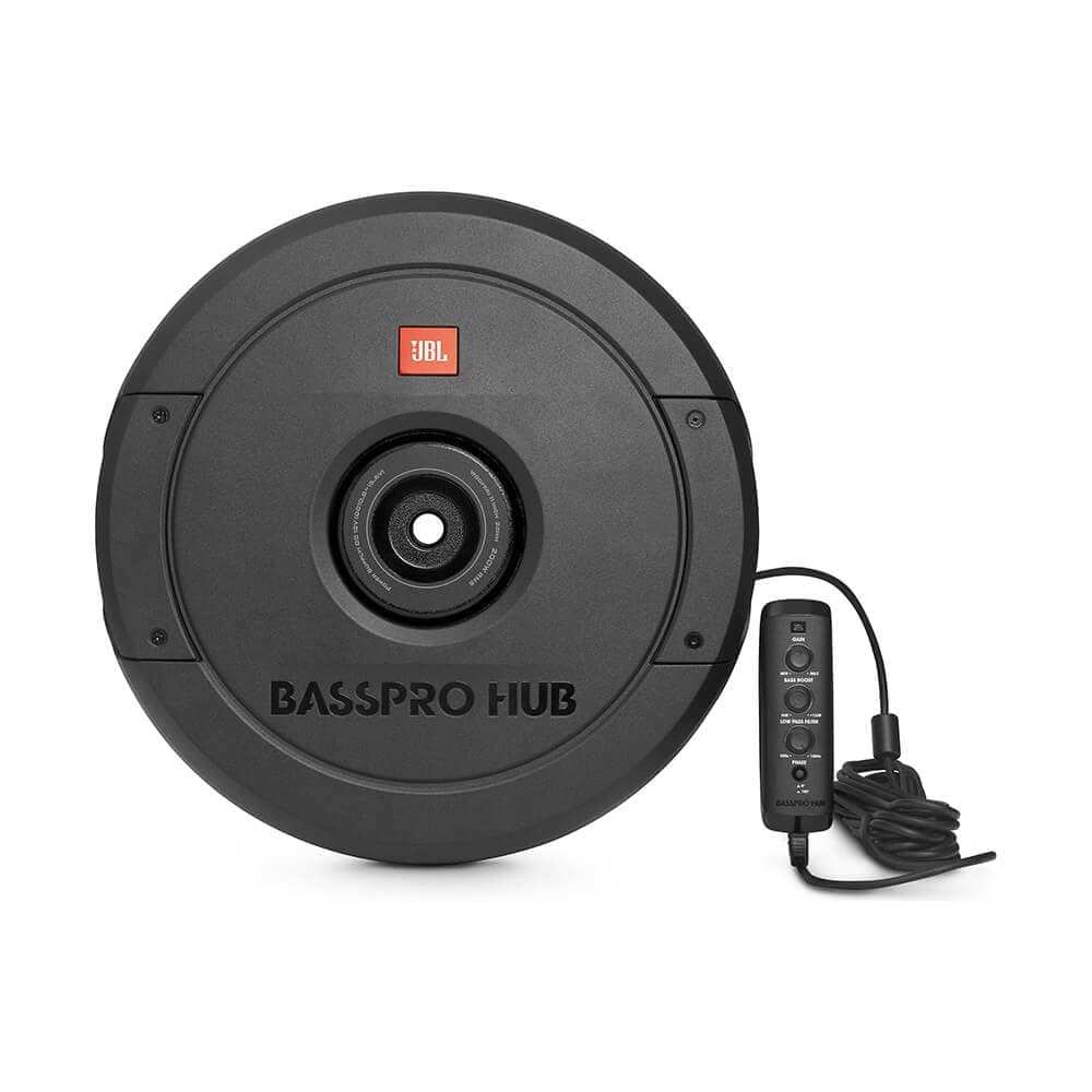 JBL BassPro Hub Subwoofer de 11" para Neumático de Repuesto con Caja y Amplificador Integrado (Reacondicionado) BASSPROHUB-cr
