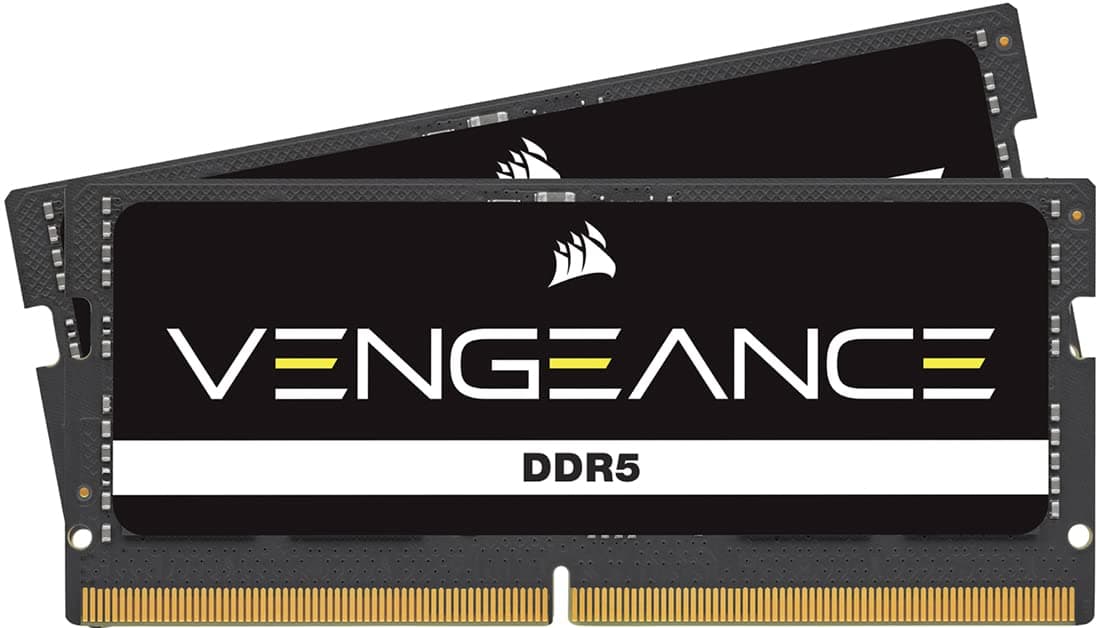 CORSAIR Vengeance SODIMM DDR5 96GB (2x48GB) 4800MHz CL40 CMSX96GX5M2A4800C40