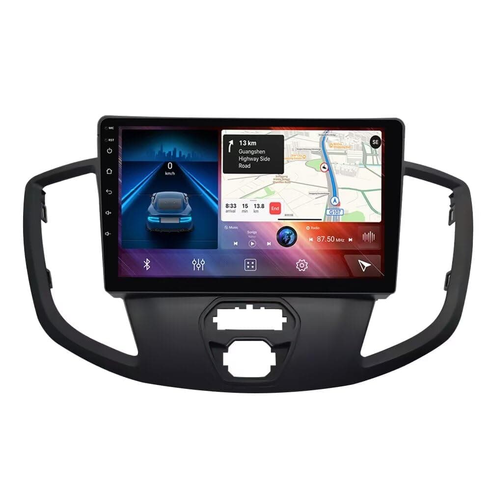 MekedeTech Radio Android para Ford Transit 2015-2018 9" 8+128GB con 4G y CarPlay/Android Auto