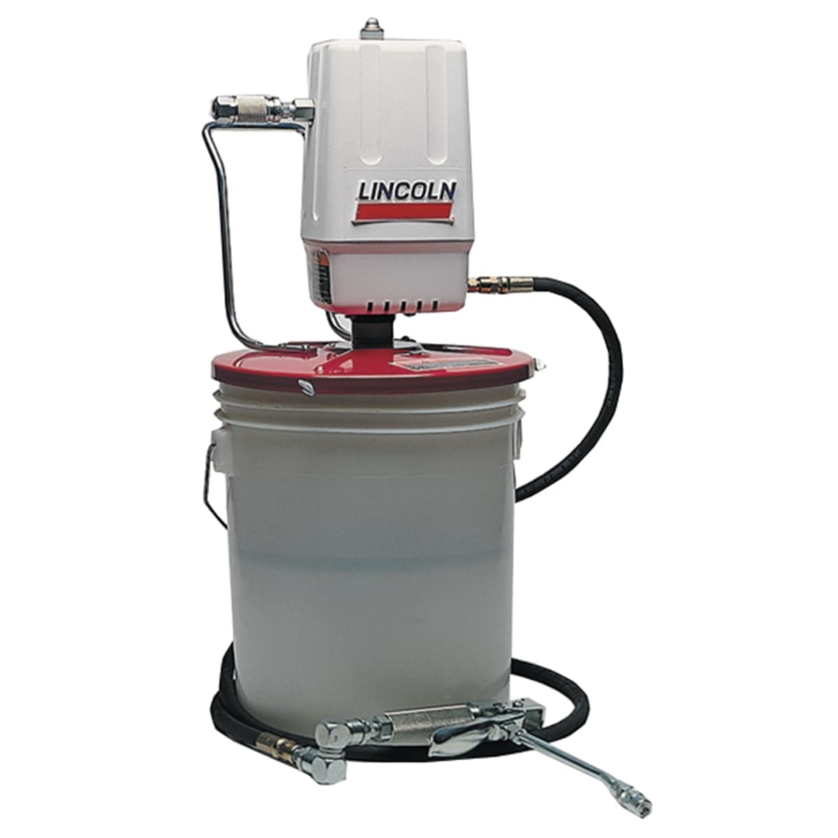 Lincoln 989 Bomba neumática de grasa doble acción 50:1 para tambores 25-50 lb