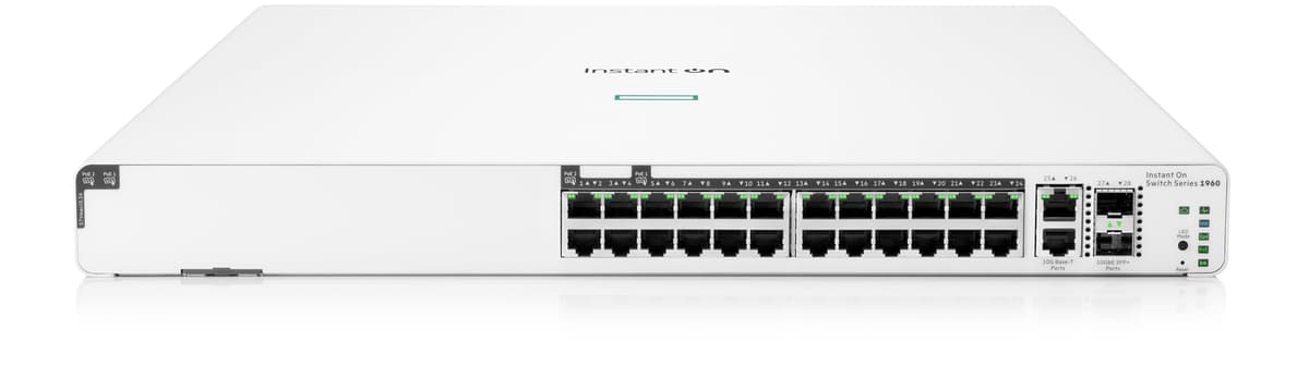 Hewlett Packard Enterprise HPE Instant On 1960 Switch PoE 24 Puertos Gb Smart-Managed Layer 2+ (JL807A#ABA)