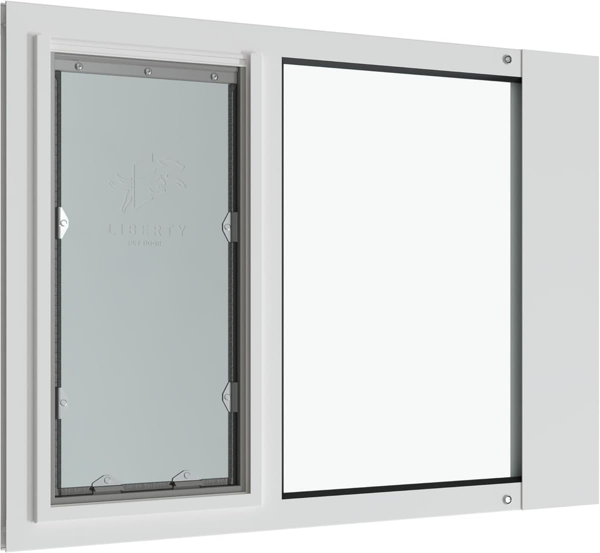 Panel de Puerta para Mascotas Liberty para Ventanas de Guillotina 07LP-A0920-1W-3SG-38.0-39.5