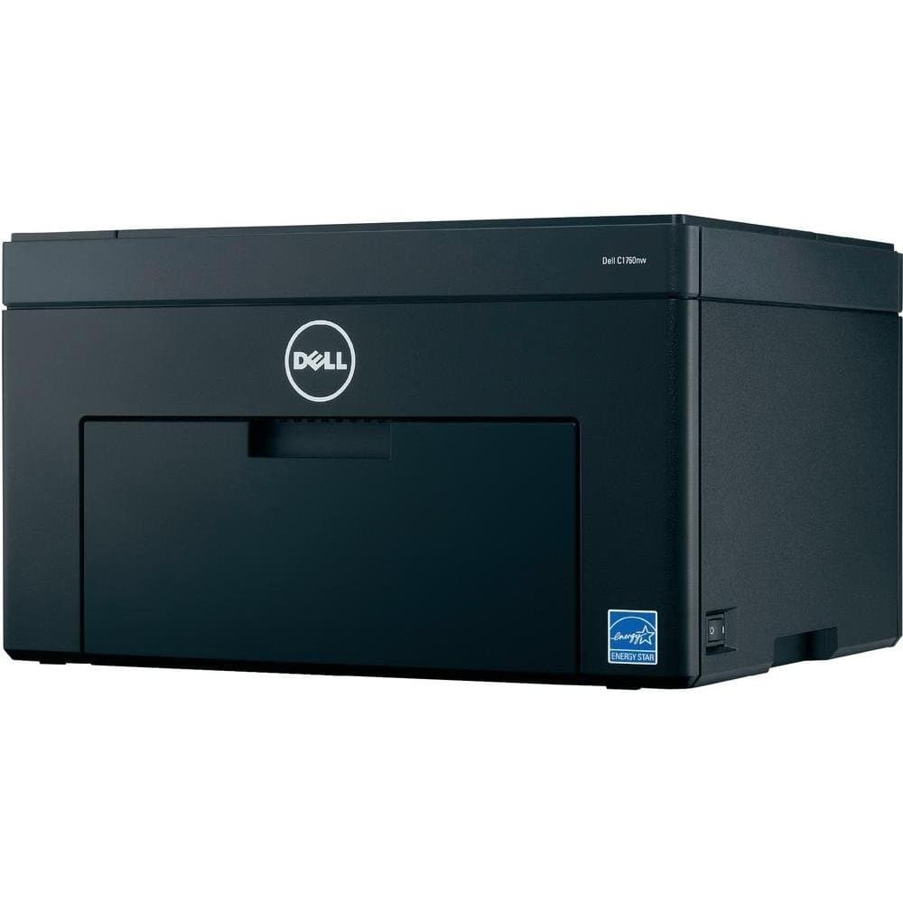 Dell (c1760nw) Impresora láser color Resolución máxima (B/N) 600 ppp y (Color) 600 ppp Impresión en papel normal, Negro