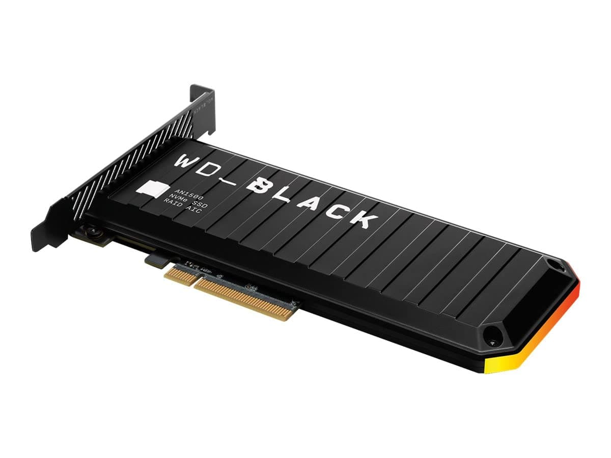 WD_BLACK AN1500 1TB NVMe Add-in-Card SSD - PCIe Gen3, hasta 6500 MB/s (WDS100T1X0L)