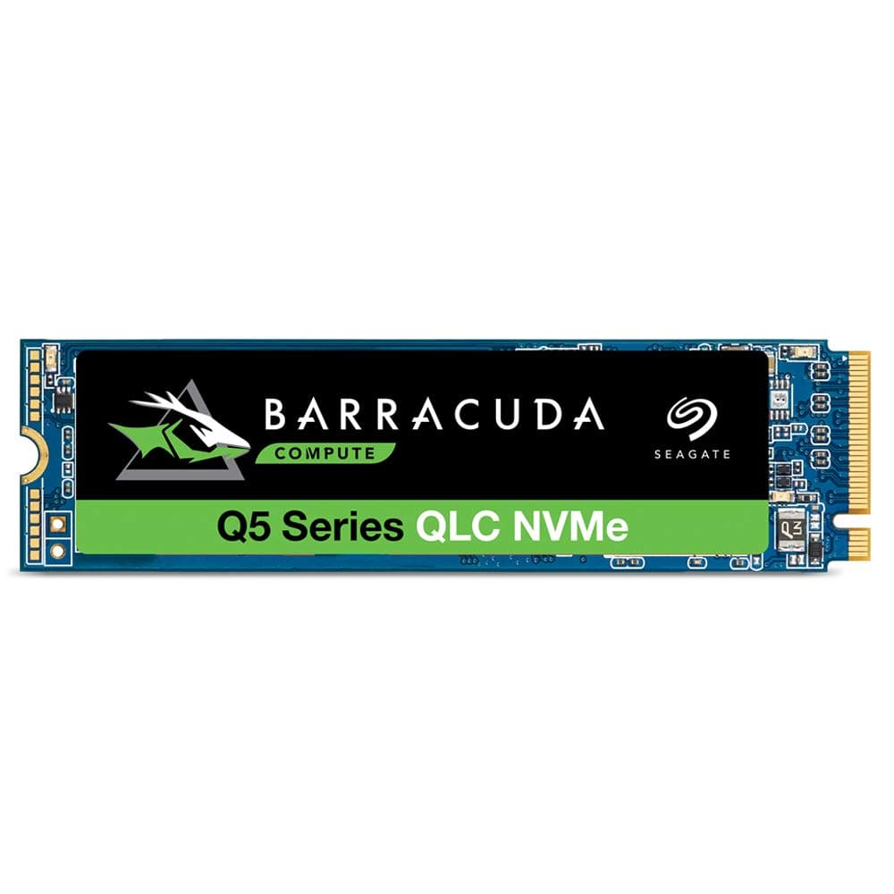Seagate Barracuda Q5 SSD Interno 2TB - M.2 NVMe PCIe Gen3 ×4, 3D QLC para Desktop o Laptop, Servicios Rescue de 1 Año (ZP2000CV3A001)