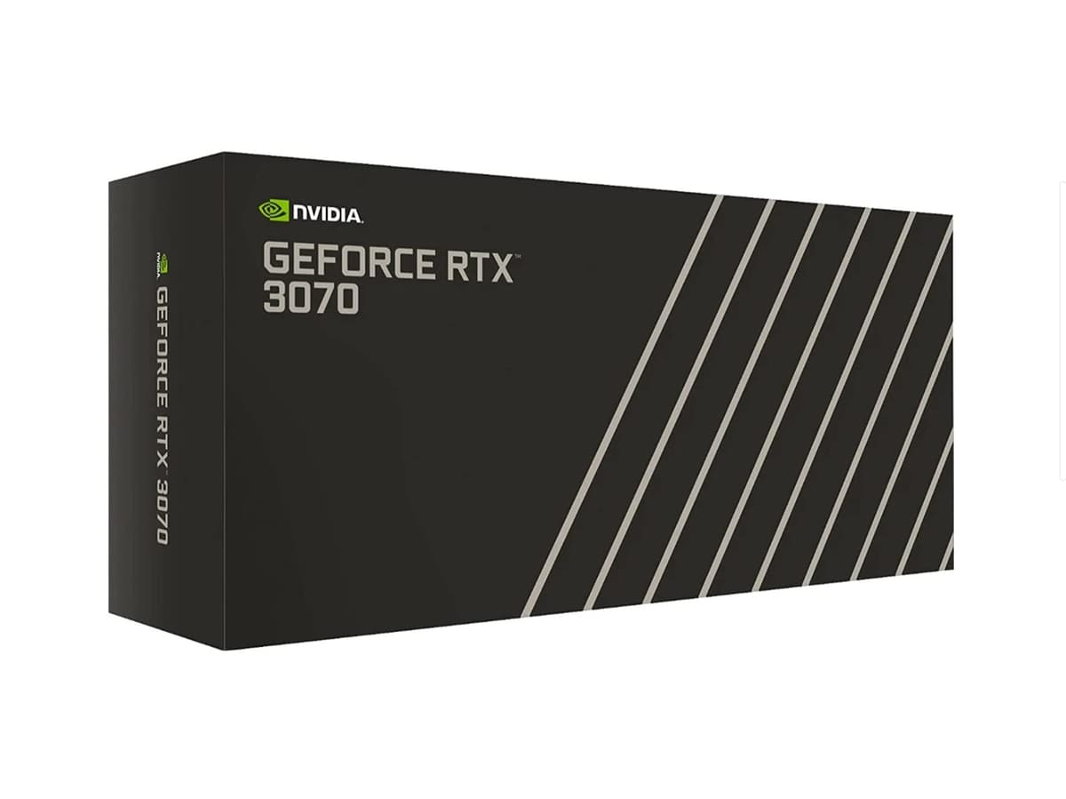 NVIDIA GeForce RTX 3070 8GB GDDR6 PCI Express 4.0 Tarjeta Gráfica - Platino Oscuro y Negro 9001G1422510000